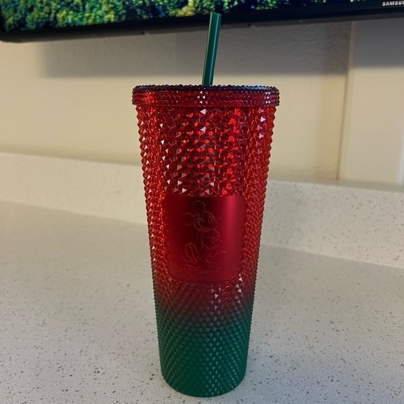 NEW 2022 Starbucks Disney Christmas Holiday WDW Tumbler - Picture 1 of 6